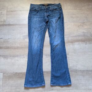 Lucky Brand Womens Size 6/28 Boot Cut Dark Wash Denim Jeans